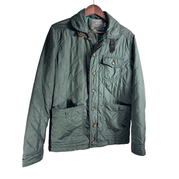 Hawkins McGill Hunter Green Coat Men’s Quilted Jacket XS Coat Outdoor Fishing